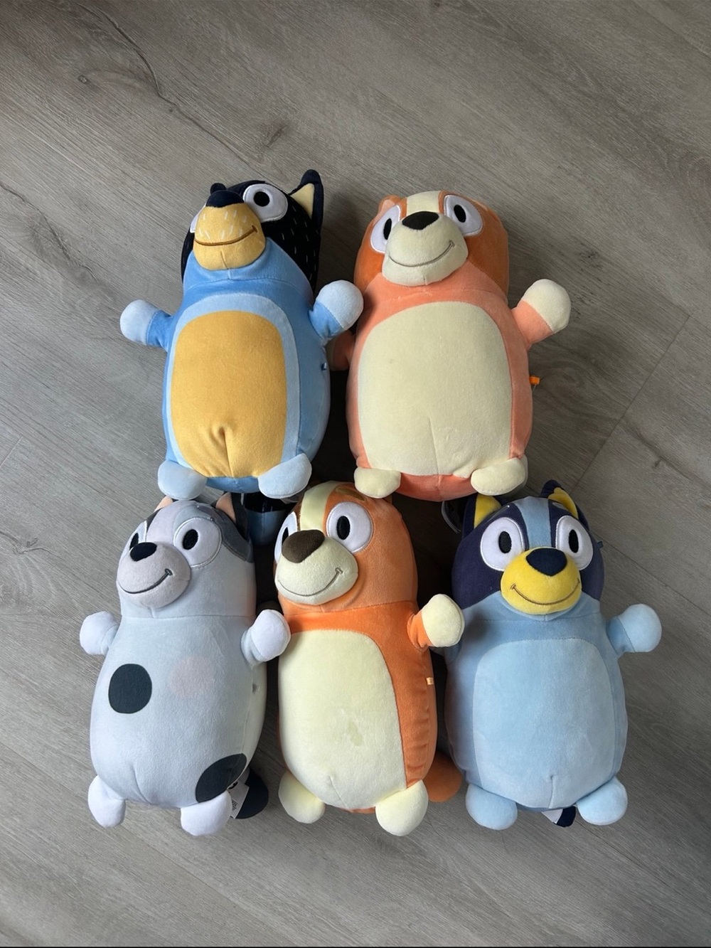 Bluey Squishmallow Dad Mum Bingo Bluey Muffin set